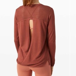 Lululemon Back to Balance Long Sleeve Sweater
Rustic Clay Size Small